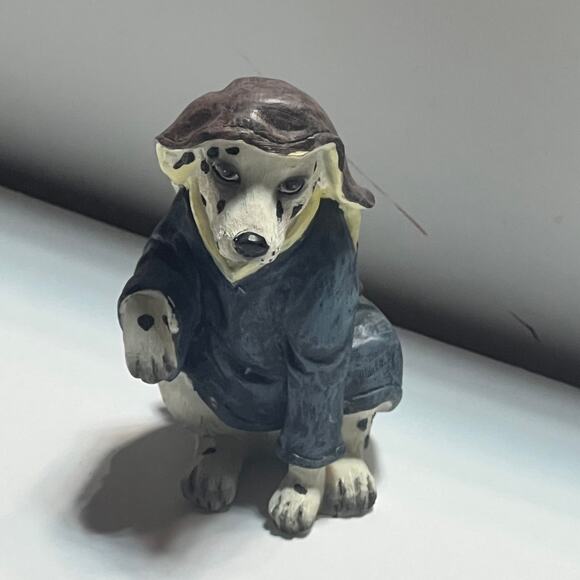 Dogtivity Shepherd Dog Dalmatian Nativity Figurine Resin Christmas Manger Figure - Picture 4 of 16